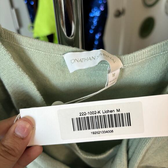 Jonathan Simkhai Ezra Midi Dress Lichen Size M NWT - Picture 8 of 9